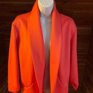 Coral scuba blazer